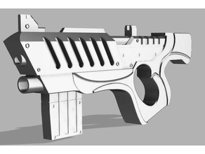 9 tempête accessoires commandant cosplay accessoire soutenir arme masse Masse pistolet scifi 3d print model - Mito3D
