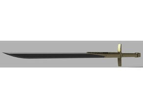 star wars kotor echani foil props cosplay prop sword weapon kotor2 2 starwars legion swords 3d print model - Mito3D