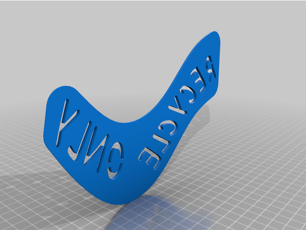 reciclar firmar señales logos 3D print model - Mito3D