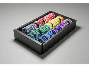 doença anel armazenamento caixa brinquedo jogos acessórios marcadores dnd suporte 3d print model - Mito3D