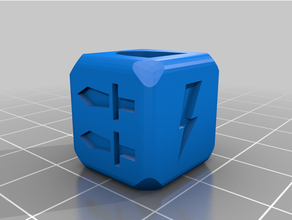 munchkin dungeon dice 3d print model - Mito3D