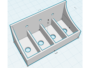 switch bracket electronics mounting mount switches 3d print model - Mito3D