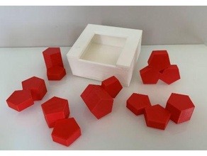 pentastack - packing puzzle puzzles 3d print model - Mito3D