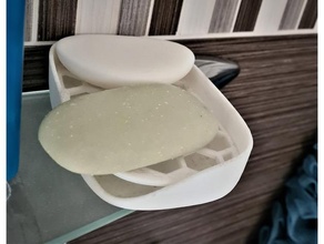 simples malha Sabonete suporte banheiro acessórios fácil impressão casa prático saboneteira prato 3d print model - Mito3D