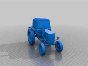 mtz 80 vehiculos tractor 3d print model - Mito3D