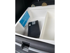 Hyundai kona Konsole Tablett Münze Automobil 3d print model - Mito3D
