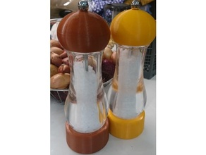 salt kitchen & dining funnel openscad pepper 3d print model - Mito3D