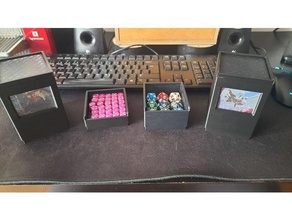 edh window deckbox v3 toy & game accessories commander deck box mtg 3d print model - Mito3D