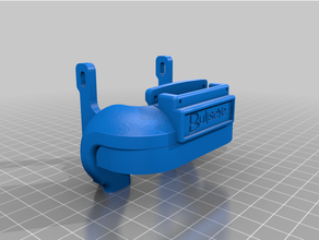 integrated led light bullseye duct 3d printer parts 3d print model - Mito3D