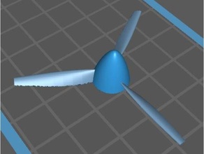 3 bıçak ağzı destek spinner hobi 3d print model - Mito3D