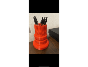 screw pencil organizer organization 3d print model - Mito3D