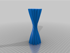 cool spikey Kreis geloftet Vase 3d Drucken 3d print model - Mito3D