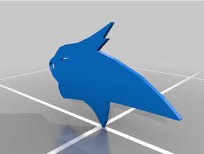 montana key chain engineer drafting bobcat logo 3d printing 3d print model - Mito3D