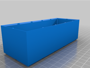 mitad tamaño sencillo envase rasterizado apilable contenedores cocina organizador raster 3d print model - Mito3D