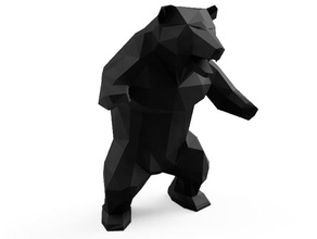 poly bear animals big cute lowpoly 3d print model - Mito3D