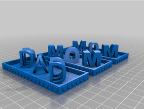 mom dad illusion 3d printing 3d print model - Mito3D
