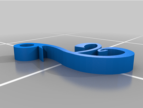 Stärke Schlüsselbund Rune Schlüsselanhänger 3d print model - Mito3D
