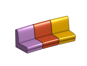couches toys pepa dolls diy cats chesterfield construction house furniture gabby pig toy 3d print model - Mito3D