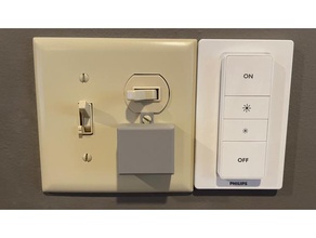 empilhado duplex luz interruptor guarda casa philips matiz lar inteligente 3d print model - Mito3D