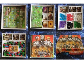 paladins west kingdom insert toy & game accessories boardgame inserts 3d print model - Mito3D