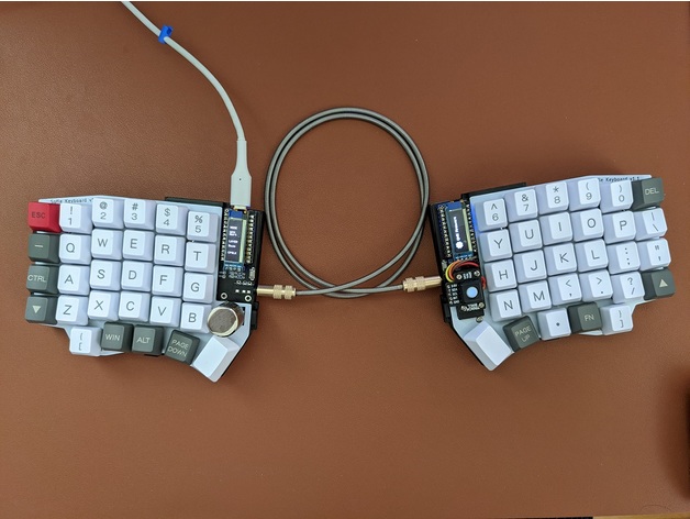 sofle keyboard pimoroni trackball mount diy pimoroni sofle soflekeyboard 3D print model - Mito3D