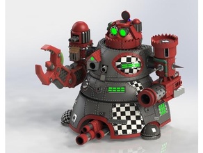 Armorcast stampfen Größe geändert Spielzeug Spiel Zubehör Platz Orks w40k 3d print model - Mito3D