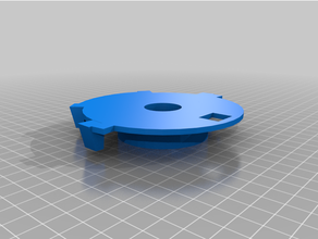 adattatore piatto cem25 vixen stile treppiedi fisica astronomia 3d print model - Mito3D