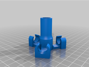 stackable ws2811 holder - tree electronics 3d print model - Mito3D