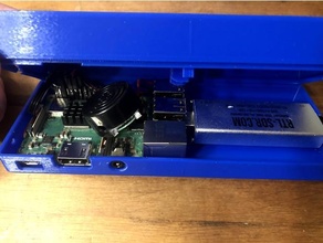 raspberry pi extended case 3d print model - Mito3D