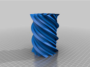 vase 317 containers container pen holder 3d print model - Mito3D
