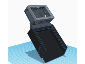 pi 4 caso funda remezclar 35 pantalla lcd montar 3d impresora accesorios ender 5 Pro octodash pulpos frambuesa 3d print model - Mito3D