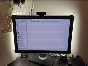 oficina casa LED montaje soportes 3d print model - Mito3D