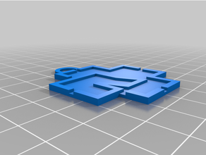 Rammstein llavero logo 3d print model - Mito3D