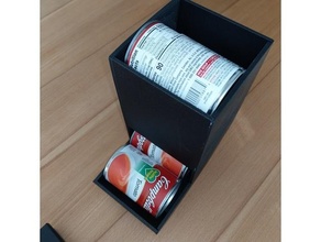 canned food organizer v4 kitchen & dining 3d print model - Mito3D