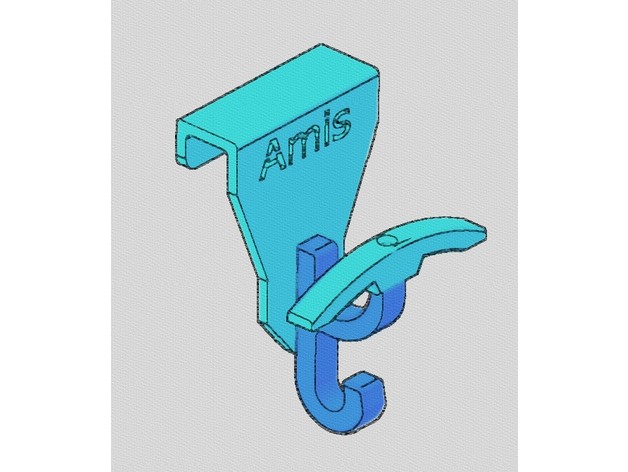 aufhängen Bademantel Dusche Badezimmer 3D print model - Mito3D