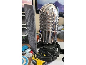 samson meteor mic pop filter v1 audio microphone popfilter 3d print model - Mito3D
