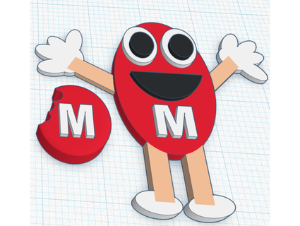 m&m minis kovabunch food mm toy 3d print model - Mito3D