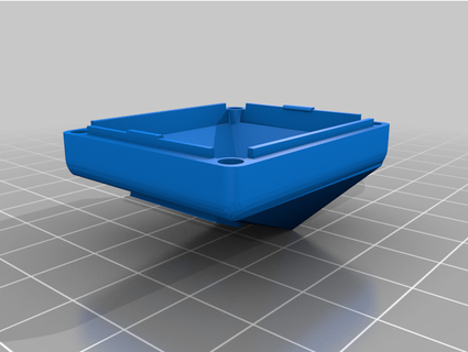 squalo byte vrx piastrella angolato imguby 3d print model - Mito3D
