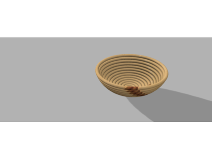 banneton bread proofing basket zerocorebeta 3d print model - Mito3D