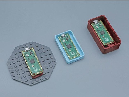 raspberry pi pico lego case adafruit 3d print model - Mito3D