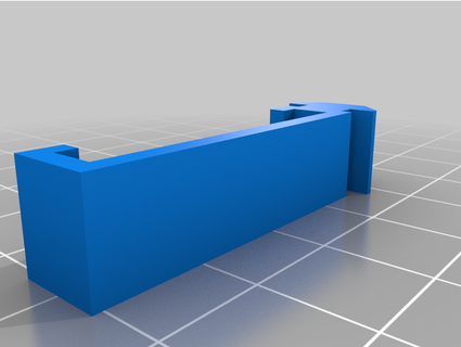 Led ışık bar klips mağaza 3d print model - Mito3D