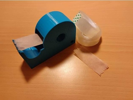 tape dispenser mjcatomic 3d print model - Mito3D