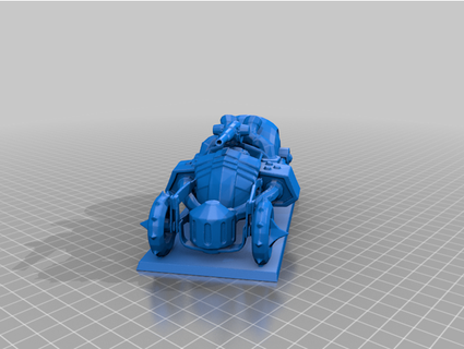 charr assualt roller v2 jilly-beene gw2 3d print model - Mito3D