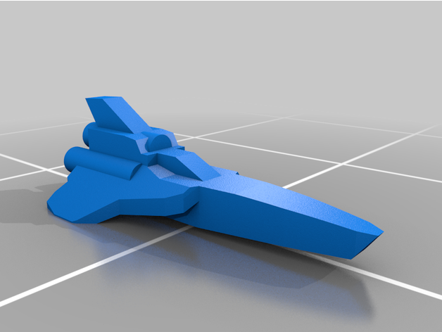 vipère mk 2 décrasseur battlestar galactica flotte échelle poussée table 3D print model - Mito3D
