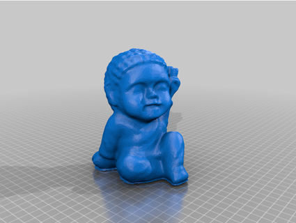 smiling buddha child figure cantrollmyrs 3d print model - Mito3D