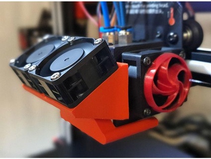 a30t stereo cooling fan duct dynamickx a10 a10m a10t a20 a20m a20t a30 a30m geeetech nozzle 3d print model - Mito3D