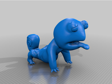 camaleonte castità animale 3d print model - Mito3D