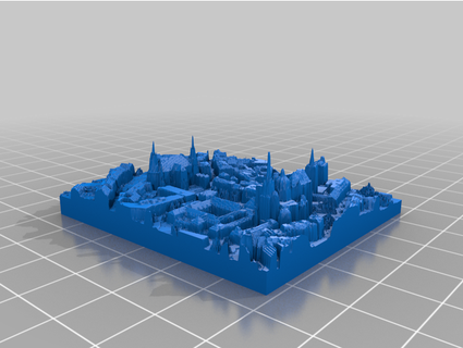 Aix Chapelle heywatchit dom laser analyse topographie 3d print model - Mito3D