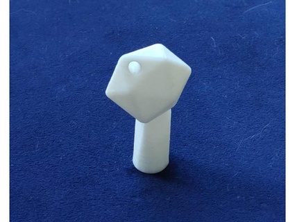 triángulo llave amarillo basura compartimiento Malexirian contenedor 3d print model - Mito3D