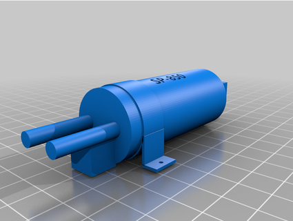 kingtech smoke pump sp-850 dummy boostoman turbine 3d print model - Mito3D